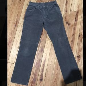Patagonia Corduroy Straight Pants Gray Sz 32